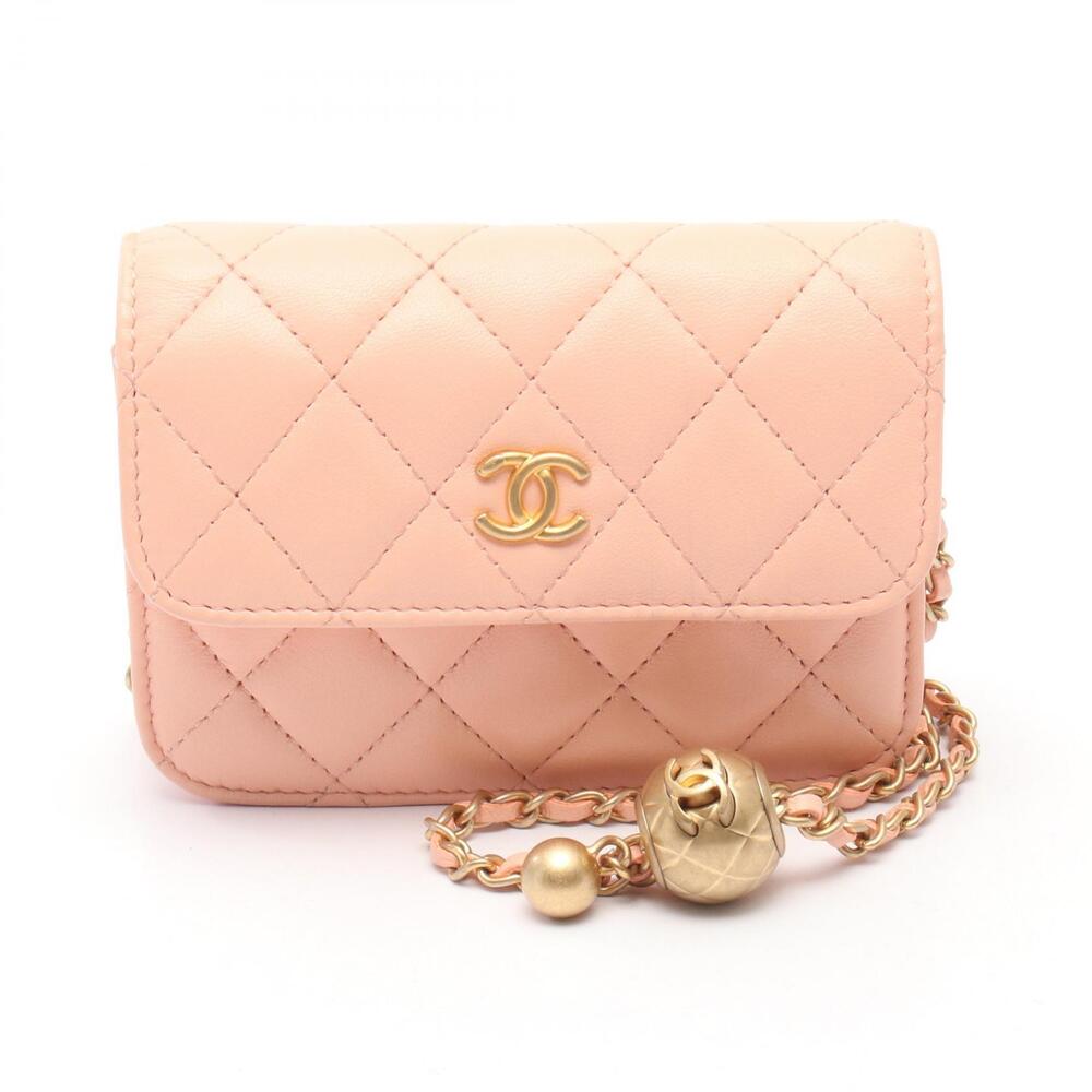 Chanel shoulder bag lambskin pink - Picture 1 of 7